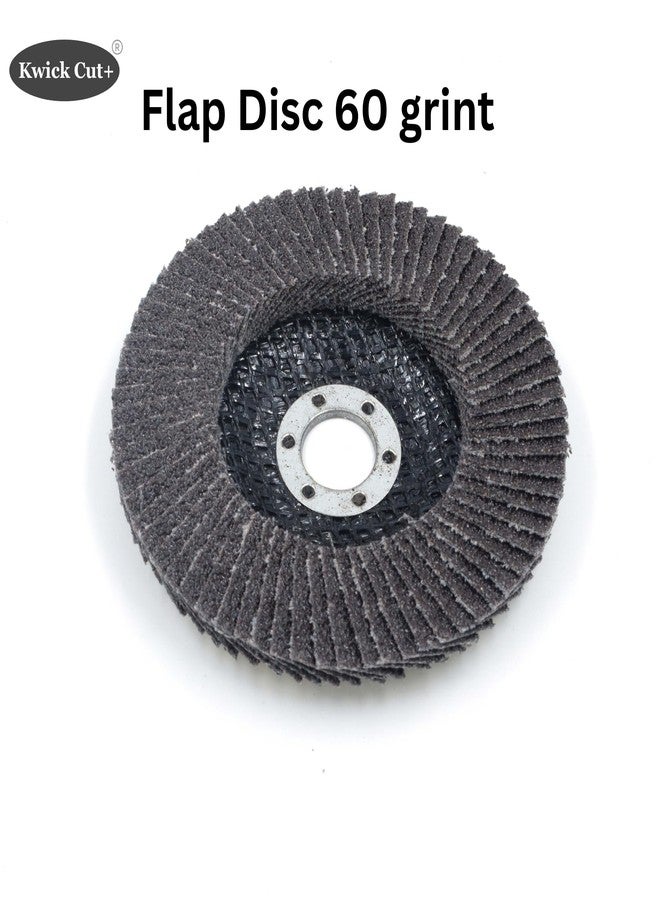 KWICK CUT + Kwick Cut+ Abrasives Polishing Disc Set 7 Pc - Flap Disc 60 Grit, Sisal Buffing Wheel, Cutting Disc, Grinding Wheel, Felt Disc, Matt Disc, Flexible Flap Disc for Metal, Steel, Wood & Surface Finishing - Image 3